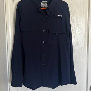 NWOT Silverbait Performance LS Fishing Shirt Sz L
